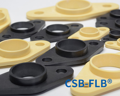 Plastic flange bearings