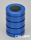 Closed precision linear bearings
