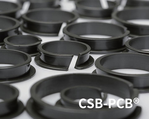 Plastic clip bearings