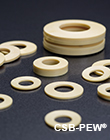 Plastic flat springs