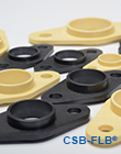 Plastic flange bearings