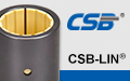 CSB®LIN-12R Plastic linear bearings, Short design