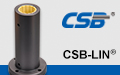 CSB®LIN-12RFL Plastic linear bearings, Long design with round flange