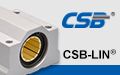 CSB®LIN-11G Plastic linear bearing housings, Closed design