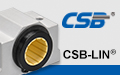 CSB®LIN-11GN Plastic linear bearing housings, Short design