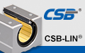 CSB®LIN-11GK Plastic linear bearing housings, Opening design
