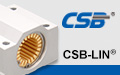 CSB-LIN® LIN-01G Plastic linear bearing housings, Closed design