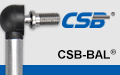 CSB-BAL® GVCJ Variable coupling joint with ball studs