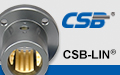 CSB®LIN-12QRF Plastic linear bearings with round flange