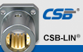 CSB®LIN-12QRT Plastic linear bearings with square flange