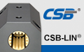 CSB®LIN-12QBL Plastic linear pillow blocks, Long design
