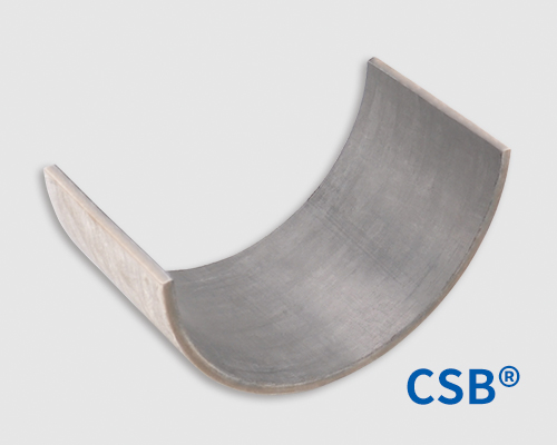 Concentrator support bracket bearings