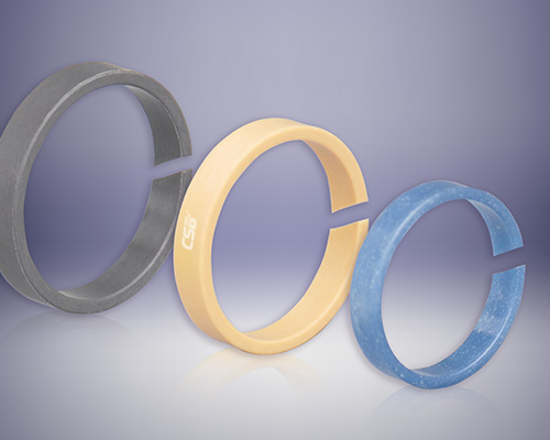 Plastic piston rings