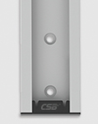 Guide rail end caps