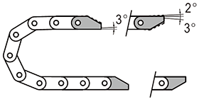 ESD micro cable chains special optional