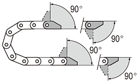 ESD openable micro cable chains special optional